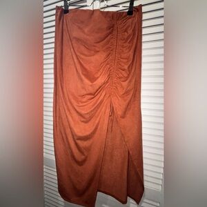 Windsor Rust Ruched Skirt
